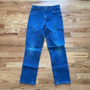 Vintage Wrangler Women's Straight Blue Jeans